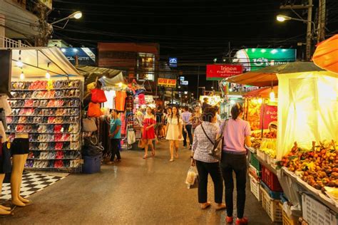 Hua Hin Night Market Famous Place for a Seafood Editorial Stock Photo ...