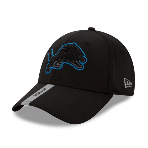 Men's New Era Black Detroit Lions 2020 NFL OTA Official 9FORTY Adjustable Hat