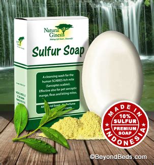 Sulfur Soap 4 oz. Bar, 10% Sulfur, Australian Tea Tree Oil, Made In The USA