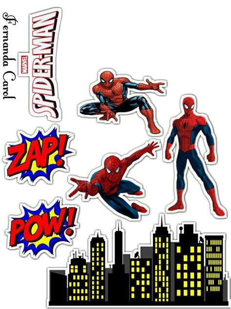 Spiderman Movie Free Printable Cake Toppers. - Oh My Fiesta! for Geeks ...