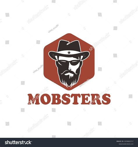 Mobster Head Logo Design Vector Stock Vector (Royalty Free) 2229602717 | Shutterstock