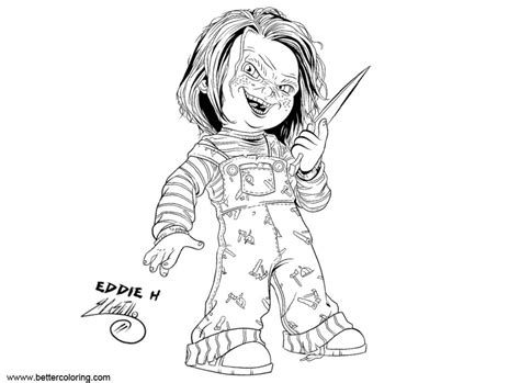 Chucky Printable Coloring Pages - Printable Word Searches