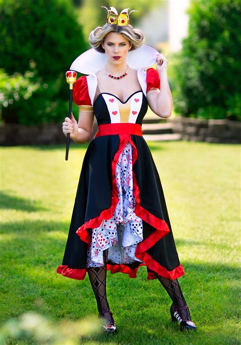 Women's Flirty Queen of Hearts Costume | Alice in Wonderland Costumes