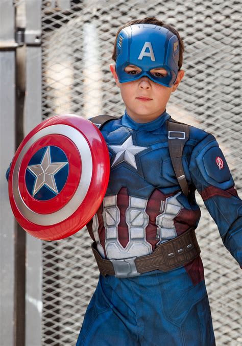 Boys Captain America Deluxe Kids Costume