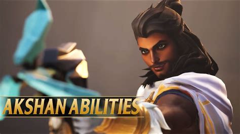 AKSHAN ABILITIES GAMEPLAY SPOTLIGHT - New Champion - League of Legends - YouTube