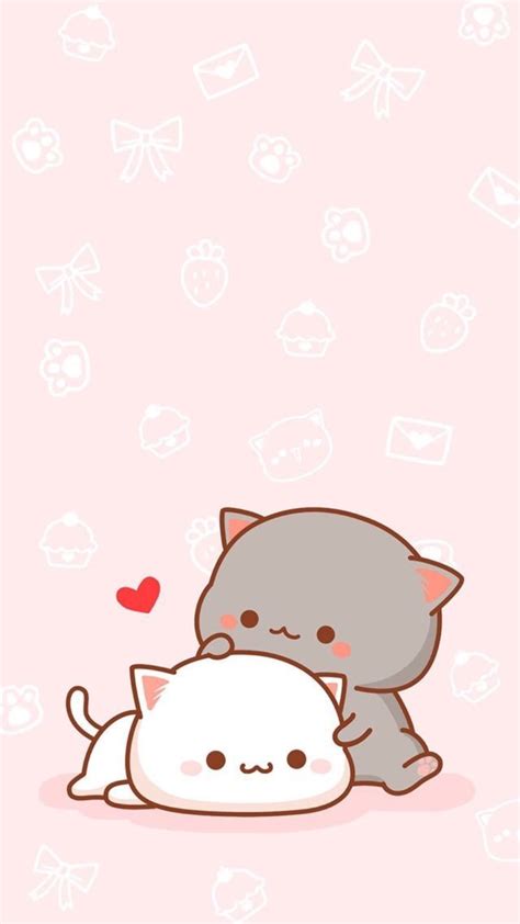 Cute Cartoon Cat Wallpapers on WallpaperDog