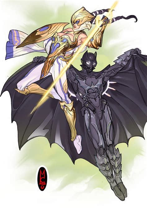 Batman and Wonder-woman, or are they? by nunchaku on DeviantArt