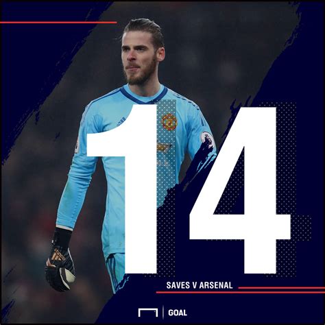 Manchester United news: David de Gea felt 'unstoppable' in heroic 14-save display at Arsenal ...