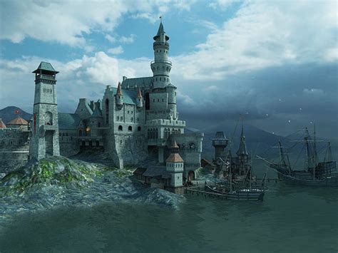 Fantasy 3D Screensavers - Medieval Castle