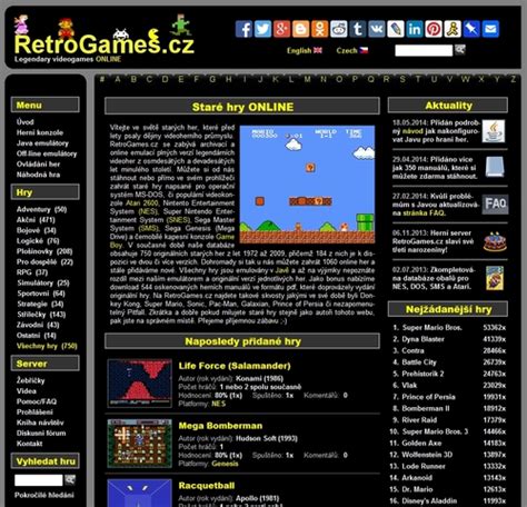 RetroGames.cz - Play Old Games ONLINE