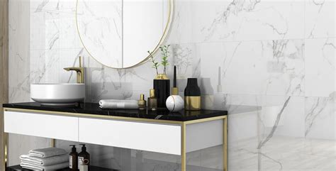 Statuario | Marble Effect Porcelain Tile | Studio Tiles