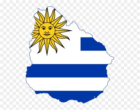 Download Uruguay Flag Map Clipart (#2081095) - PinClipart