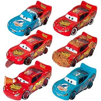 Amazon.com: Disney Cars Toon Burnt Lightning McQueen Die Cast Car by Mattel by Unknown: Toys & Games