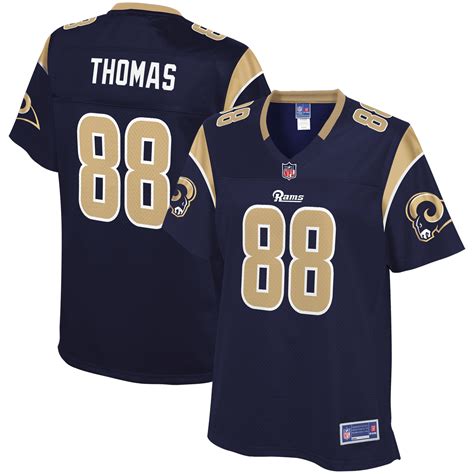 Mike Thomas Los Angeles Rams NFL Pro Line Women's Home Player Jersey - Navy Review ...