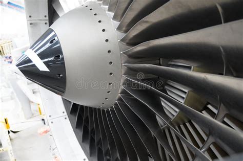 Jet engine blades stock photo. Image of golden, engineering - 21810772