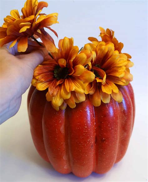 Fall Pumpkin Vase - Creative Ramblings