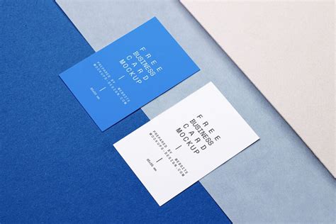 Free Vertical Business Card Mockup (PSD) - Psfreebies