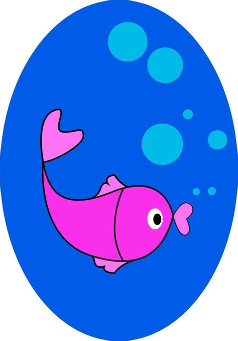 Pink fish illustration vector on white background 34512573 Vector Art ...