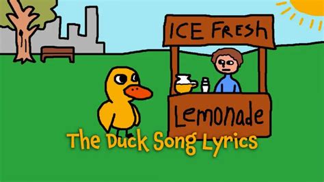 The Duck Song Lyrics 1, 2 and 3 - Free Printable PDF