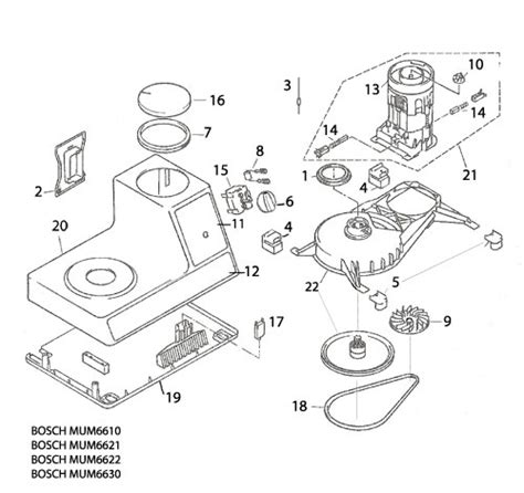 Bosch Universal Mixer Parts