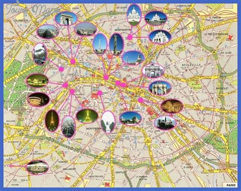 France Map Tourist Attractions - ToursMaps.com