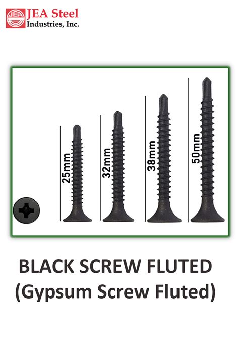 Black Screw / Gypsum Screw - JEA Steel Industries, Inc.