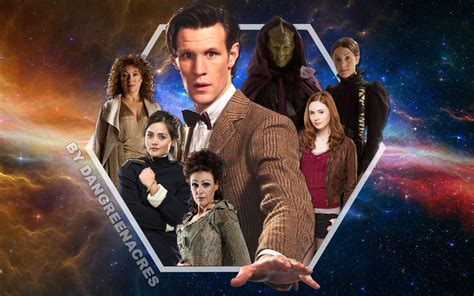 The 11th Doctor and his Female Companions by Dangreenacres on DeviantArt