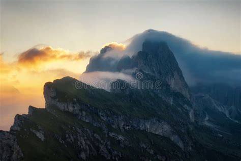 Seceda in the Dolomites, Italy during Sunrise Stock Photo - Image of alpine, light: 238514478