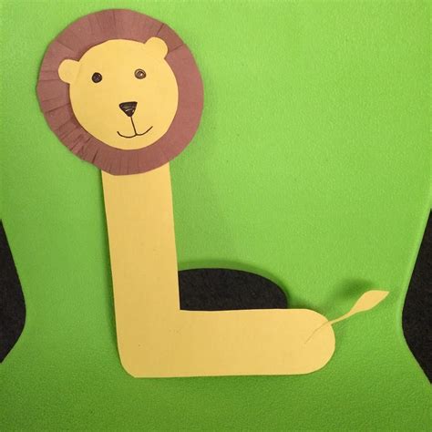 Letter L Craft – Lion Craft Letter L Crafts, Alphabet Crafts Preschool, Alphabet Activities ...