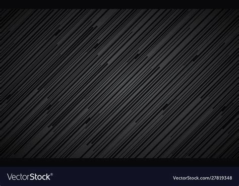 Dark background black and grey striped pattern Vector Image