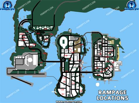 GTA 3 Definitive Edition All Rampage Locations