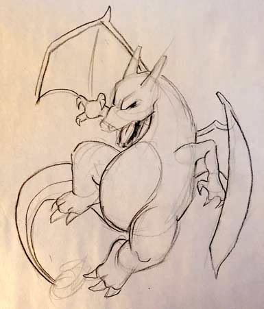 Details more than 127 easy charizard drawing - seven.edu.vn