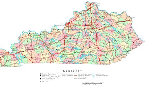 Printable Kentucky Map