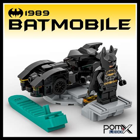 LEGO MOC Micro 1989 Batmobile (2022) by pomx | Rebrickable - Build with ...