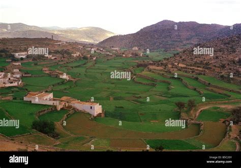 Saudi Arabia Abha Hejaz Mountains Green fields Stock Photo - Alamy