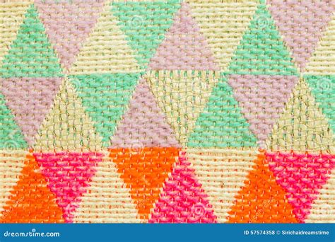 Colorful Fabric Pattern Background Stock Photo - Image of design ...