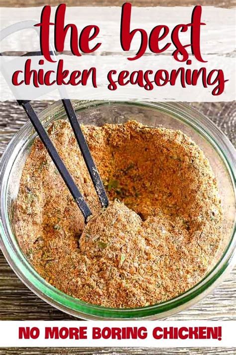 The Best Chicken Seasoning {Super Easy} - Homemade & Delicious