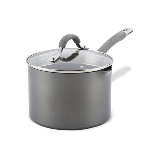 3-Quart Nonstick Straining Saucepan – Circulon