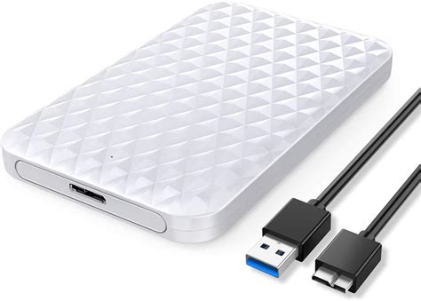 ORICO 2.5 inch Hard Drive Enclosure SATA USB3.0 for 7-9.5mm SSD/HDD Up to 4TB External Hard ...