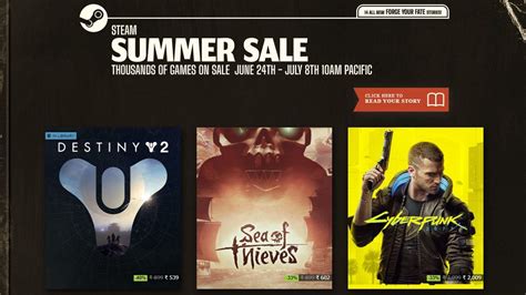 Steam Summer Sale 2021: Best Game Deals Full List