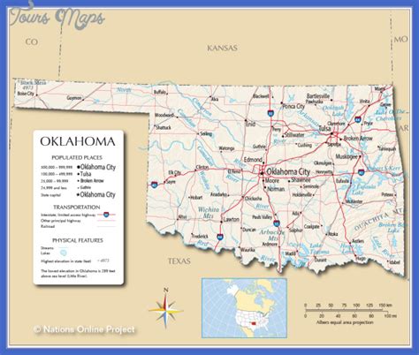 Oklahoma City Map - ToursMaps.com