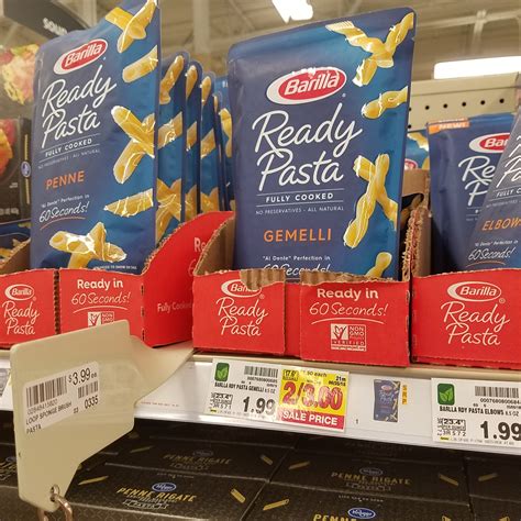 Barilla Ready Pasta just $.67 - Kroger Couponing