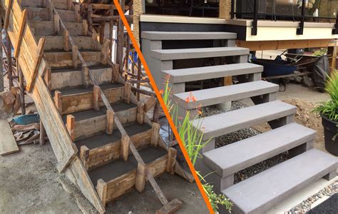 Ready Mix Concrete Steps vs Precast Concrete Stairs - Sanderson Concrete