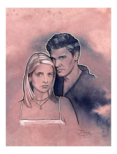 Buffy and Angel by MrPacinoHead on DeviantArt