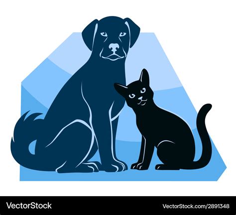 Dog And Cat Silhouette Svg