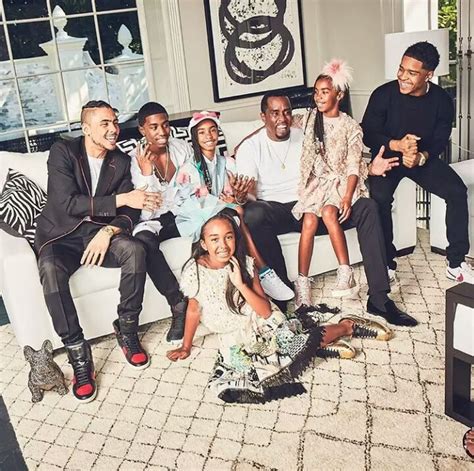 P. Diddy Shared Cute Photo With His Six Children As He Celebrates Father's Day - Celebrities ...