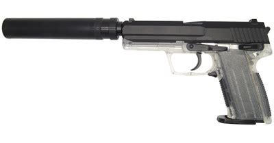 Blackviper USP Style Tactical Gas Pistol inc Silencer - bbguns4less