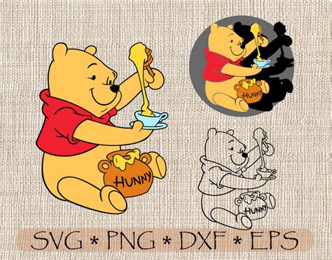 Disney Svg Winnie The Pooh Svg Hunny Pot Svg Honey Pot Svg | Images and ...