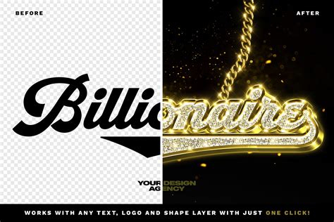 Bling Bling Text and Logo Style Vol.2 | PSD Template | Hyperpix