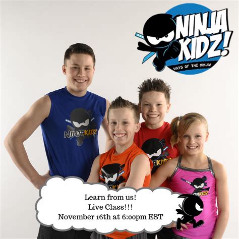 Ninja Kidz Hosting on Nov. 16th!!!